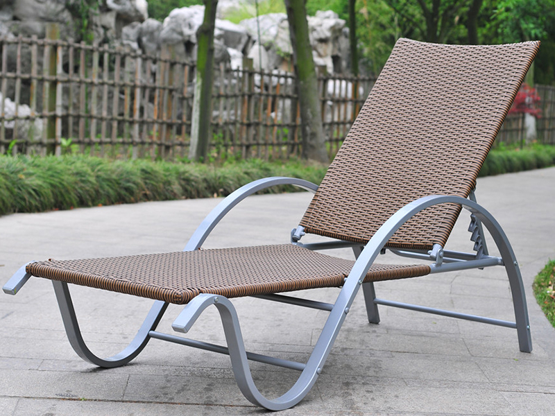 Açık Hasır Salonu, Alüminyum Hasır Daybed, Havuz Kenarı Hasır Salonu YQ-RB-401