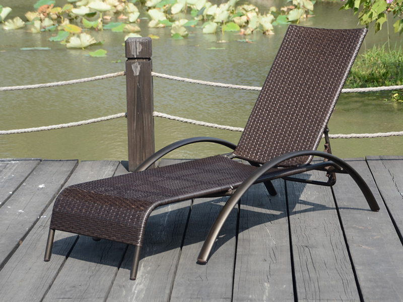 Rattan Lounge, Açık Daybed, Yüzme Havuzu Salonu YQ-RB-436