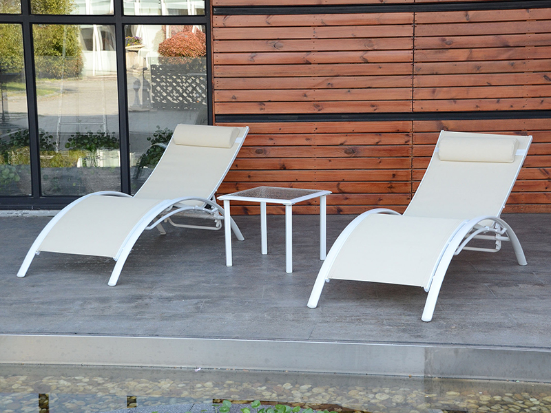 Açık Sun Lounger, Mesh Lounge Sandalyesi YQ-TB-426C