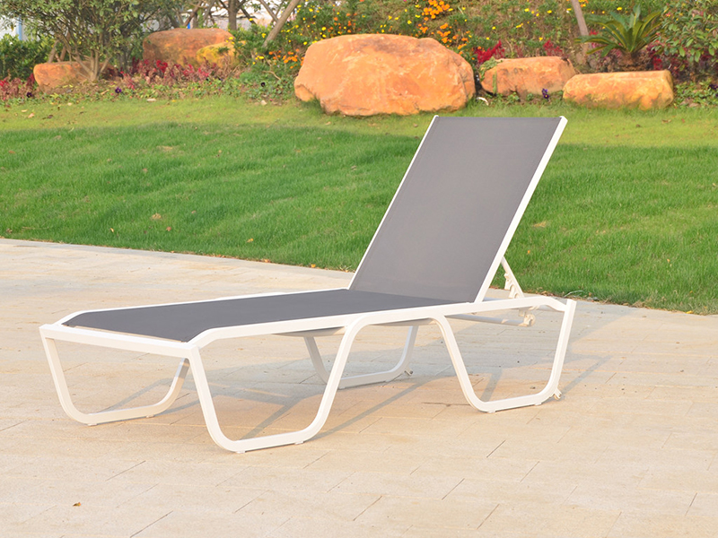 Dış mekan şezlong, alüminyum çerçeve salonu, Daybed YQ-TB-433