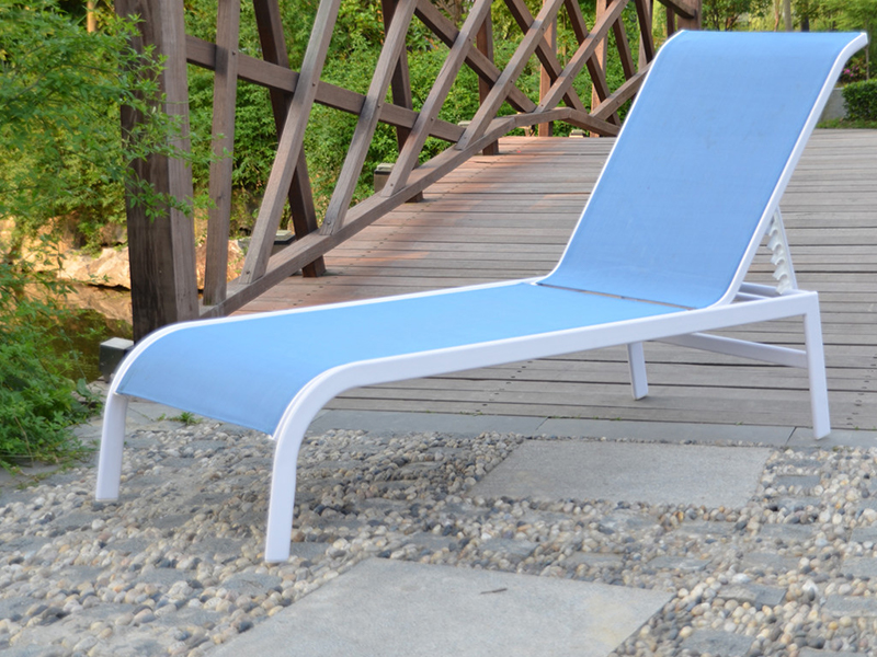 Alüminyum açık salon, Daybed, Outdoor Relax Lounge Sandalyesi YQ-TB-435