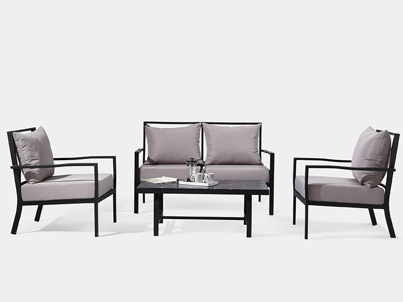 Modern Bahçe Kanepe, 4pcs Veranda Öğe YQA-1012